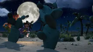 Задник к фильму "Три разбойника и лев" #197434