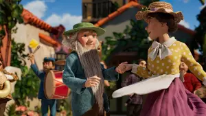 Задник к фильму "Три разбойника и лев" #197420