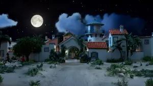 Задник к фильму "Три разбойника и лев" #197414