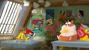 Задник к фильму "La Fille dans les nuages" #920677