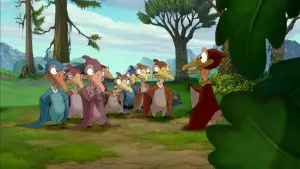 Задник к фильму "Земля до начала времен 12: Великий День птиц" #337642