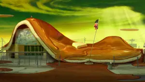 Задник к фильму "Облачно, возможны осадки в виде фрикаделек" #667425