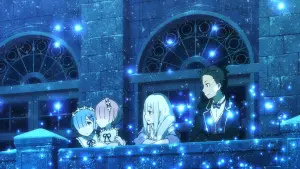Задник к фильму "Re:Zero. Жизнь с нуля в альтернативном мире: Снежные воспоминания" #385137