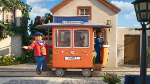 Задник к фильму "Три разбойника и лев" #197410