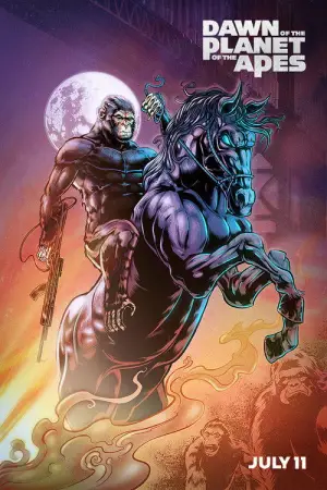 Постер к фильму "Планета обезьян: Революция" #597027