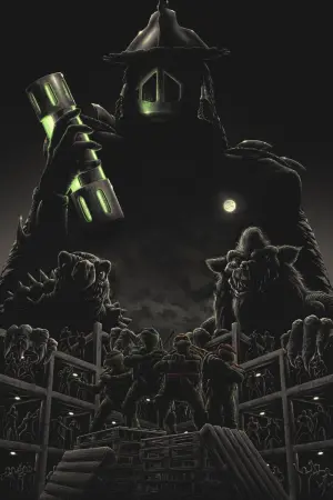 Постер к фильму "Черепашки-ниндзя 2: Тайна изумрудного зелья" #304844