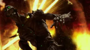 Задник к фильму "Появление Гигантского Бога Войны в Токио" #398548