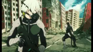 Задник к фильму "Кайдзю № 8: Миссия «Разведка»" #639521