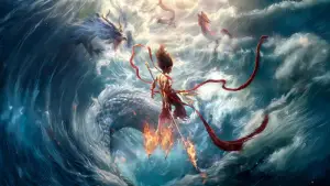 Задник к фильму "Нэчжа побеждает Царя драконов" #510687