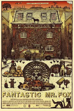 Постер к фильму "Бесподобный мистер Фокс" #473725