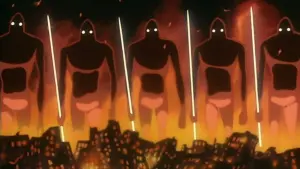 Задник к фильму "Появление Гигантского Бога Войны в Токио" #398545