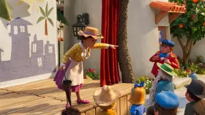 Задник к фильму "Три разбойника и лев" #197406