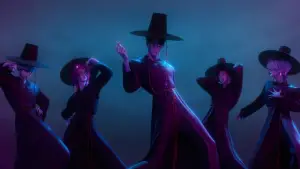 Задник к фильму "Кейпоп-охотницы на демонов" #510656