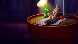 Задник к фильму "Первые шаги Грута" #245401