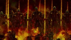 Задник к фильму "Появление Гигантского Бога Войны в Токио" #398542