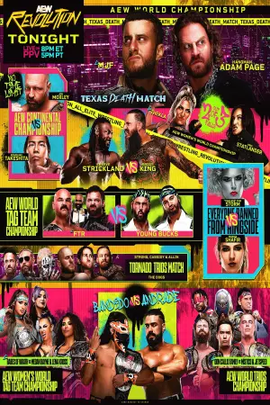 Постер к фильму "AEW Revolution" #768890