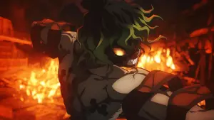 Задник к фильму "Клинок, рассекающий демонов: Собрание высших лун и деревня кузнецов" #409732