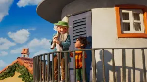 Задник к фильму "Три разбойника и лев" #197399