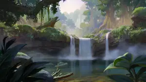 Задник к фильму "Gorillaz Present: The Mountain, The Moon Cave and The Sad God" #812376