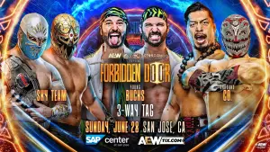 Задник к фильму "AEW x NJPW x CMLL x Stardom Present Forbidden Door 2026" #926986