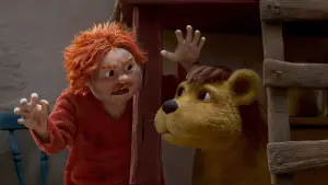 Задник к фильму "Три разбойника и лев" #197424