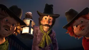 Задник к фильму "Три разбойника и лев" #197429