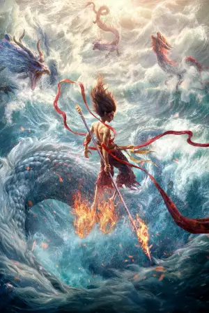 Постер к фильму "Нэчжа побеждает Царя драконов" #510803