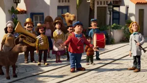 Задник к фильму "Три разбойника и лев" #197409