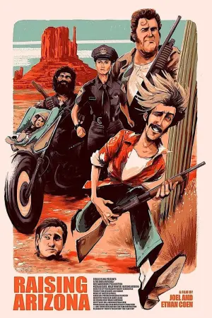 Постер к фильму "Воспитание Аризоны" #124852