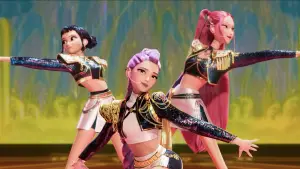 Задник к фильму "Кейпоп-охотницы на демонов" #510623