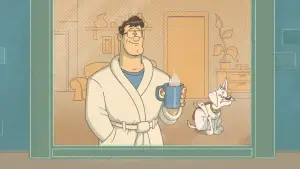 Задник к фильму "Krypto Saves the Day!: School Bus Scuffle" #670812