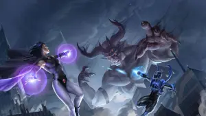 Задник к фильму "Лига Справедливости против Юных Титанов" #228334