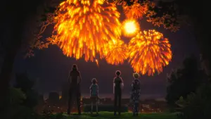 Задник к фильму "PERSONA3 THE MOVIE —#2 Midsummer Knight