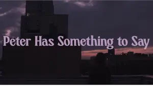 Задник к фильму "Peter Has Something to Say" #823627