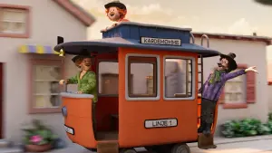 Задник к фильму "Три разбойника и лев" #197439