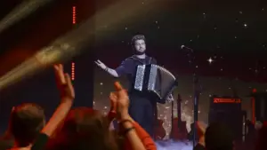 Задник к фильму "La fête de la chanson française - 20 ans d