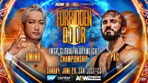 Задник к фильму "AEW x NJPW x CMLL x Stardom Present Forbidden Door 2026" #926988