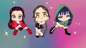 Задник к фильму "Кейпоп-охотницы на демонов" #510902