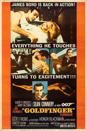Постер к фильму "007: Голдфингер" #222803