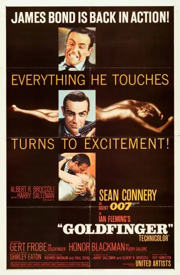 Постер к фильму "007: Голдфингер" #222837