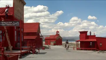 Задник к фильму "Бродяга высокогорных равнин" #1531998