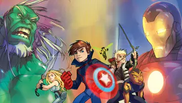 Задник к фильму "Next Avengers: Heroes of Tomorrow" #1032836