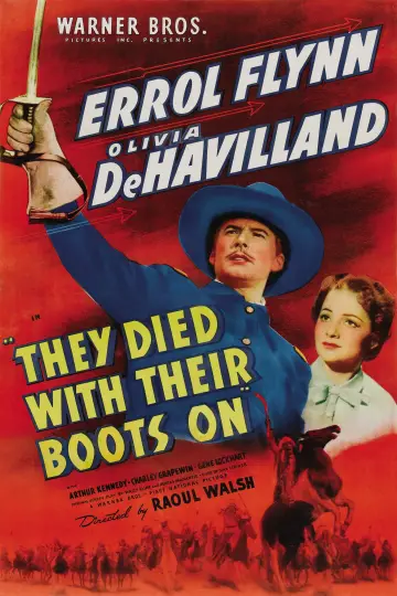 Постер к фильму "They Died with Their Boots On" #146886