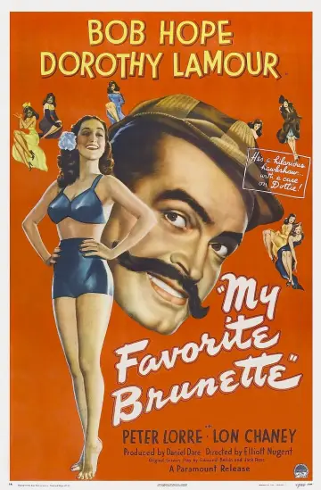 Постер к фильму "My Favorite Brunette" #1054939