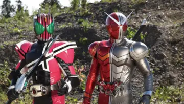 Задник к фильму "仮面ライダー×仮面ライダー Ｗ＆ディケイド MOVIE大戦2010" #939772
