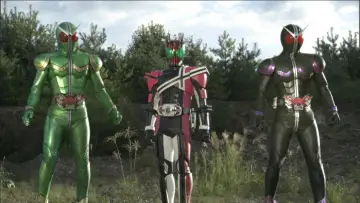 Задник к фильму "仮面ライダー×仮面ライダー Ｗ＆ディケイド MOVIE大戦2010" #939778