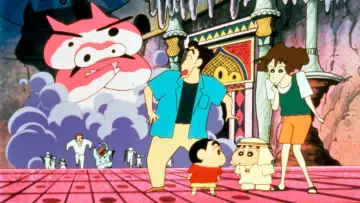 Задник к фильму "クレヨンしんちゃん ブリブリ王国の秘宝" #395464