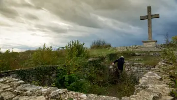 Задник к фильму "Célibat des prêtres, le calvaire de l