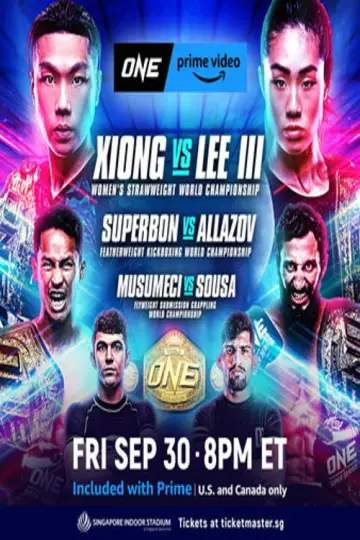 Постер к фильму "ONE on Prime Video 2: Xiong vs. Lee III" #1147134