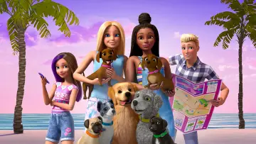 Задник к фильму "Barbie: Epic Road Trip" #420712